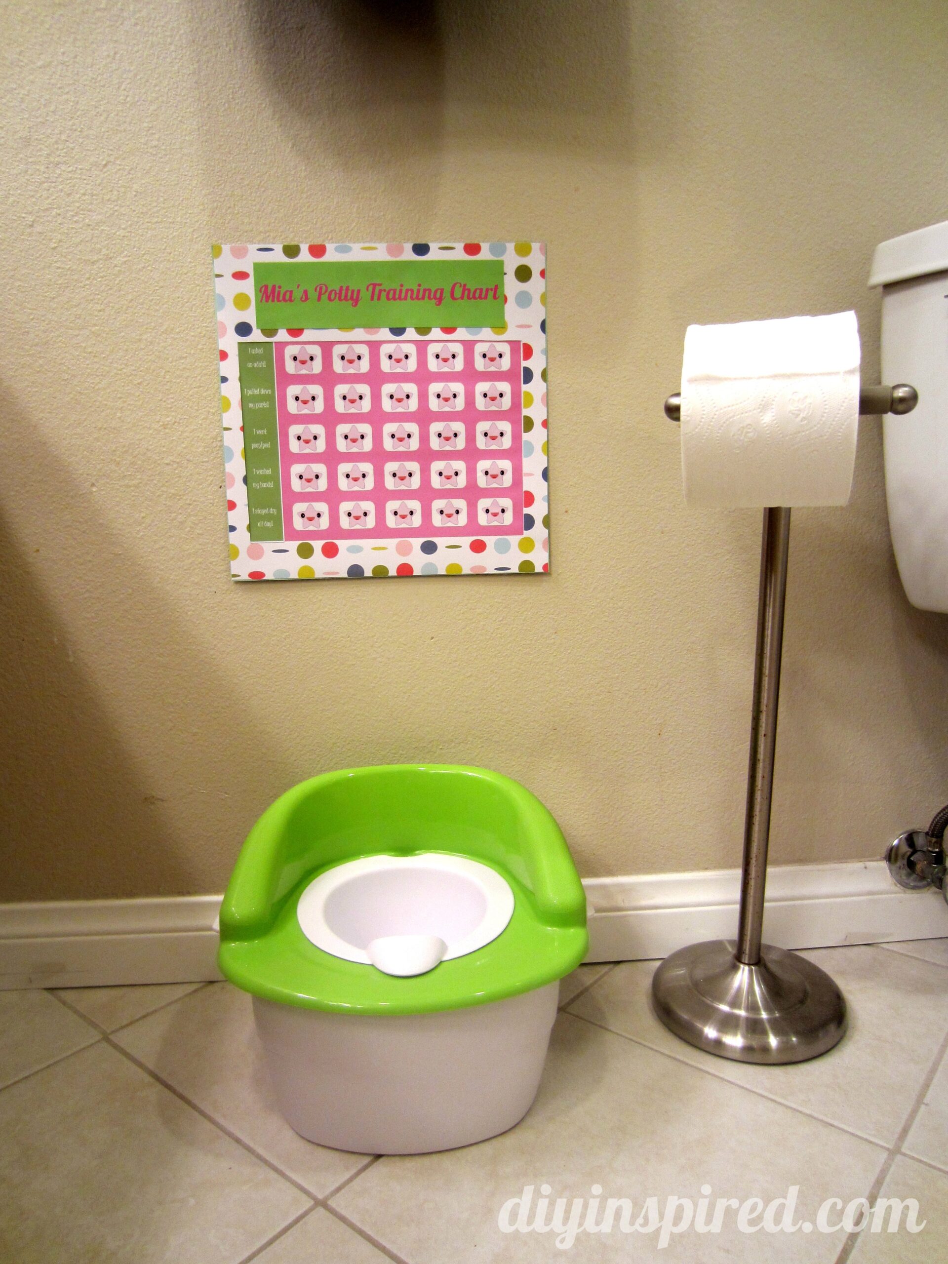 potty training chart diy