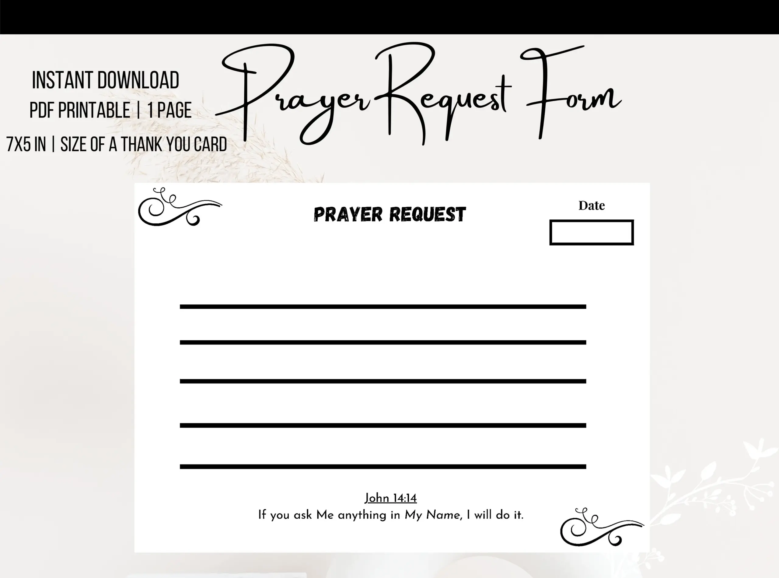Prayer Cards Prayer Request Prayer Box Prayer Journal Etsy Shop Etsy Printable Etsy Australia