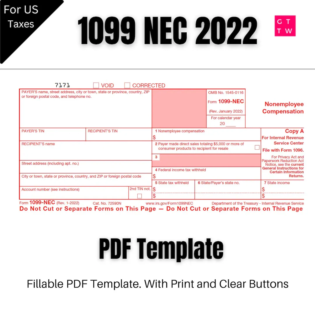 printable form 1099