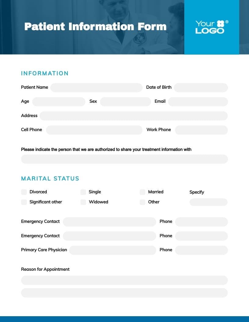 Printable Form Templates To Customize Visme