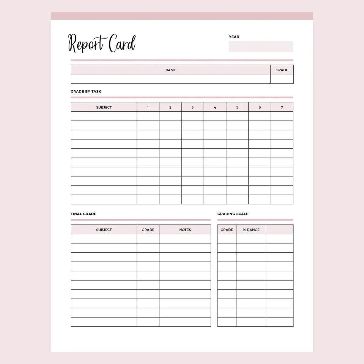 free printable progress monitoring forms