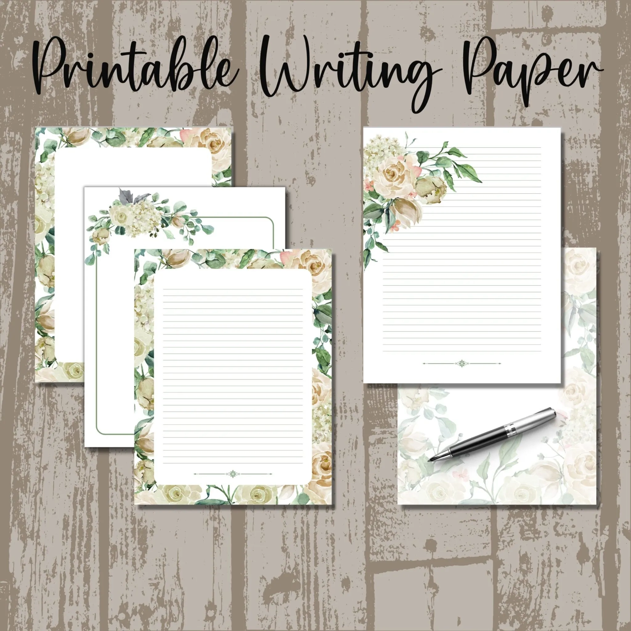free printable stationery paper