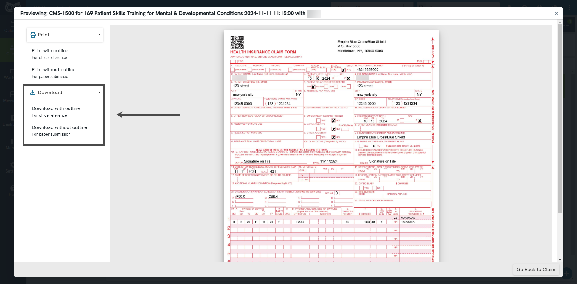 cms 1500 form printable