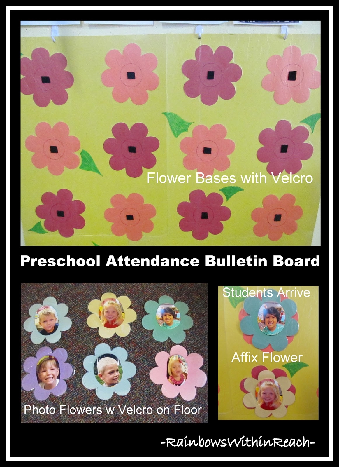 RainbowsWithinReach Preschool Attendance Job Chart