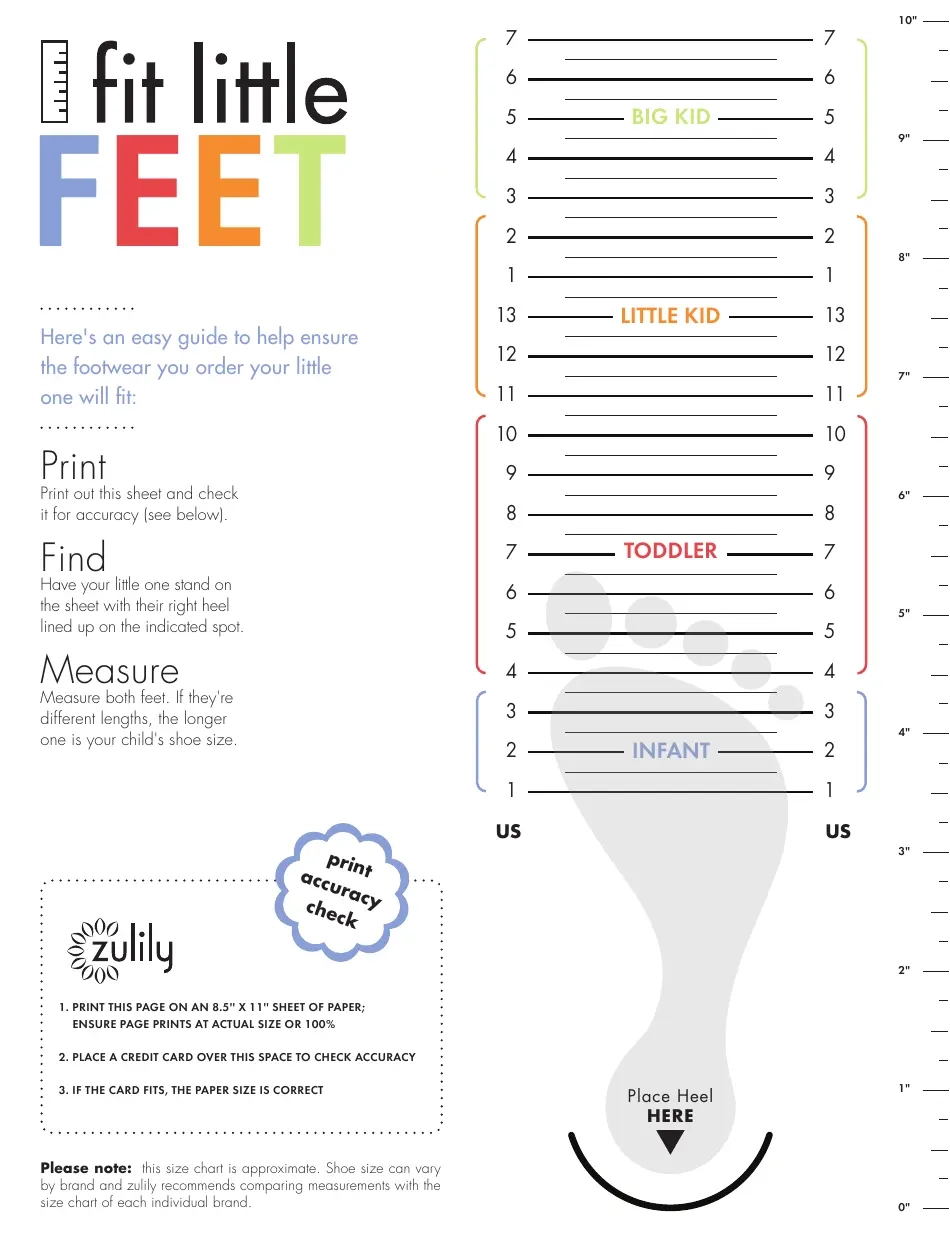 printable shoe size chart pdf