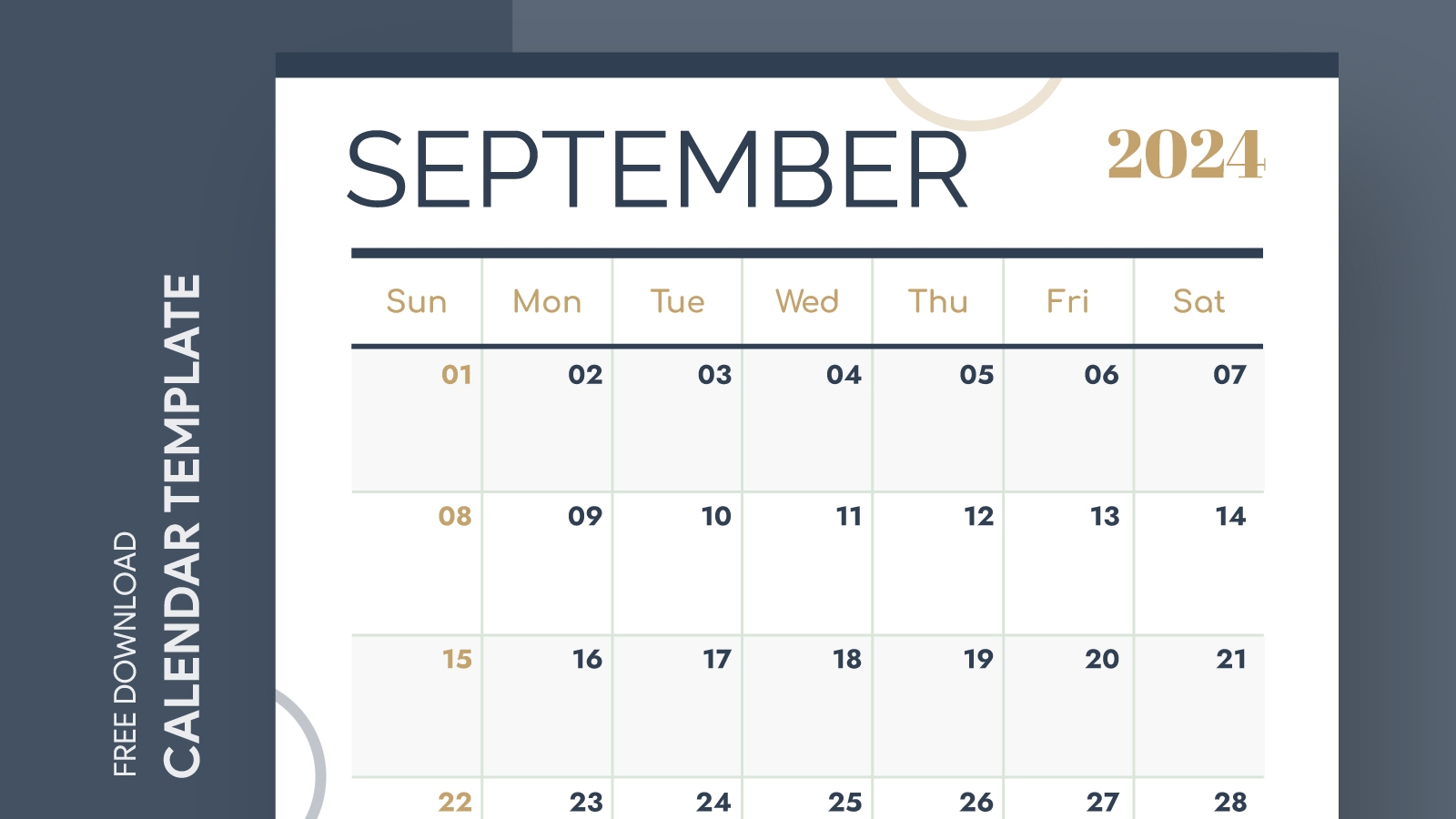 September 2026 Calendar Free Google Docs Template Gdoc io