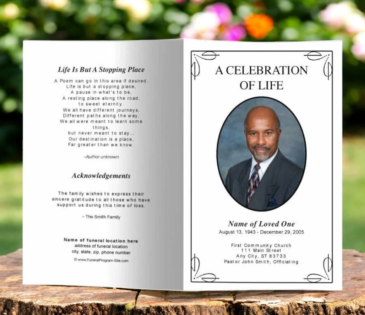 Simple Funeral Program Template DIY Funeral Programs Funeral Program Site Funeral Programs Templates