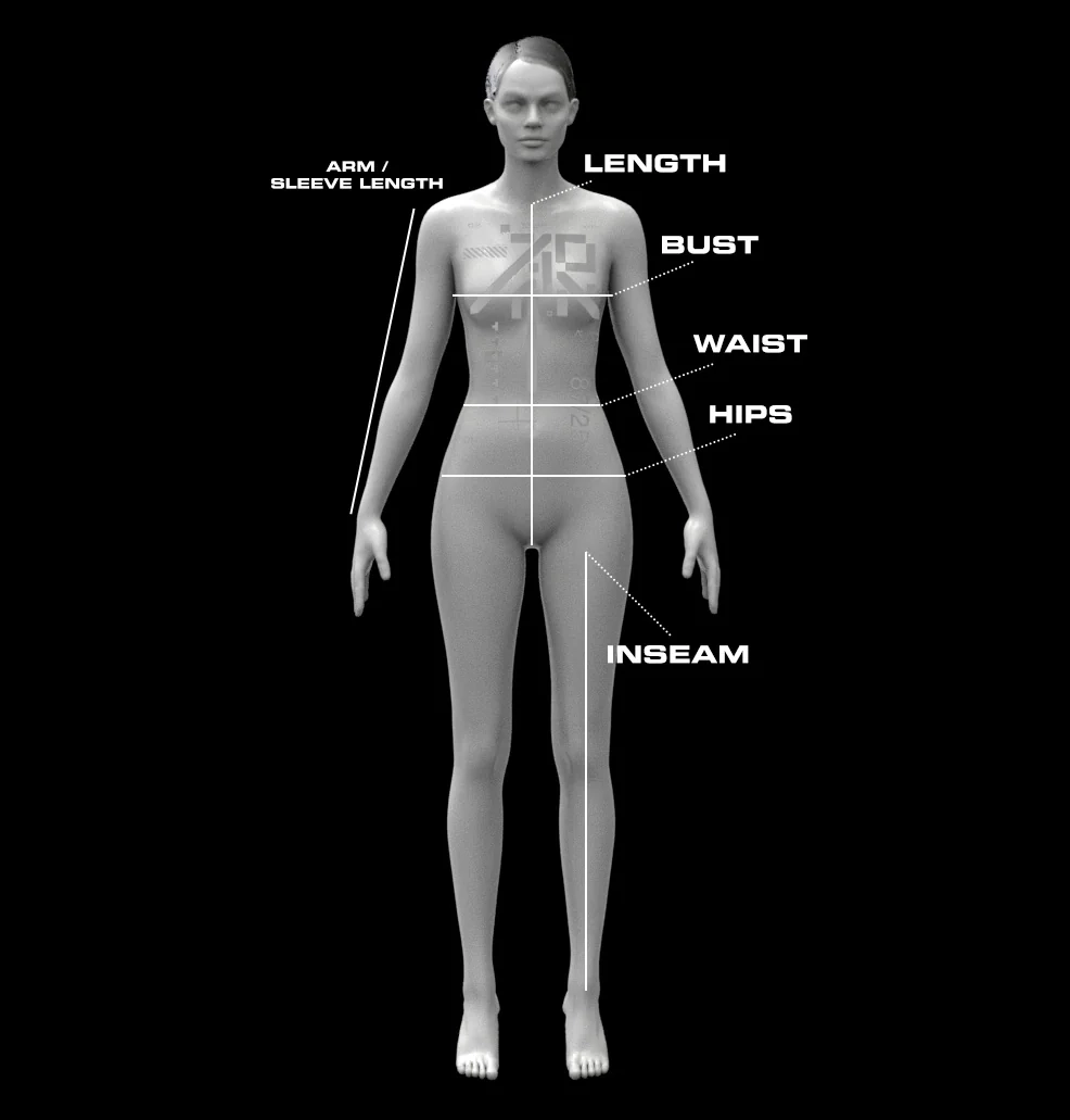 Size Guide Bodysuit