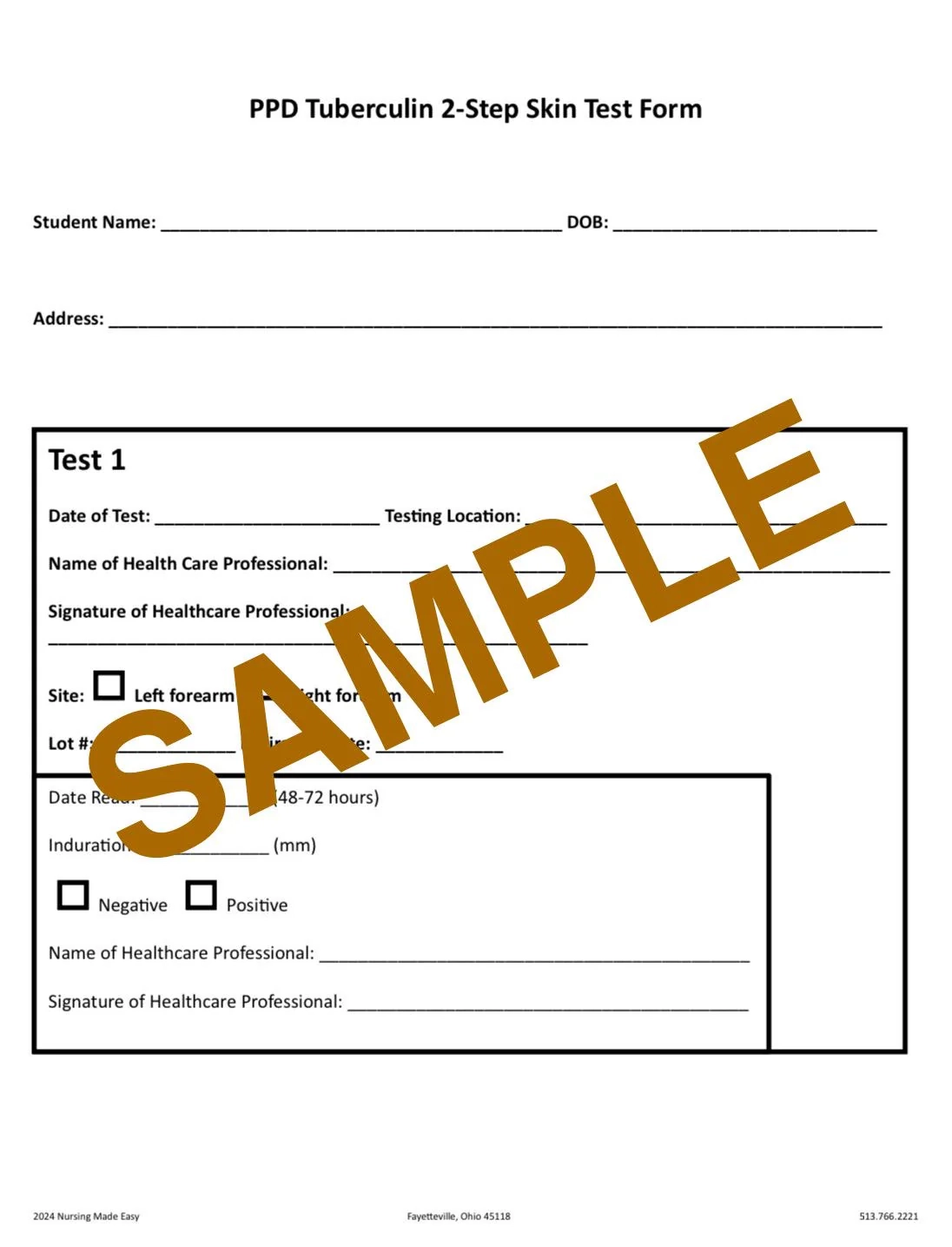 TB 2 step Documentation Form Etsy