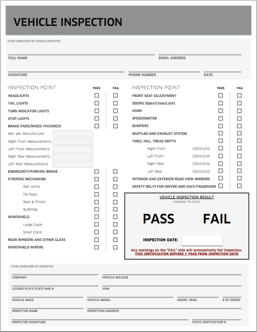 Uber Safety Inspection Form How To Download pdf And Print Vehicles Uber Drivers Forum For Customer Service Tips Experience