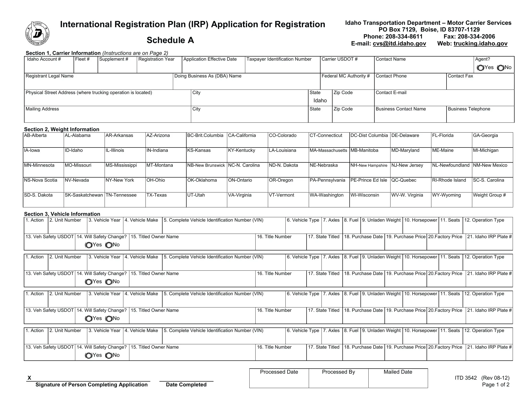 va form 10 3542 printable