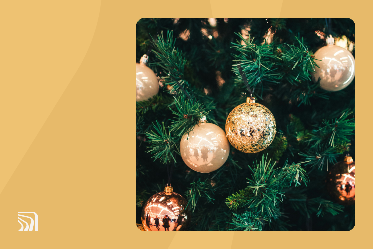 christmas holiday invoice background